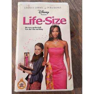 Life-Size (VHS, 2000) Lindsay Lohan Tyra Banks Clamshell Disney Channel Movie